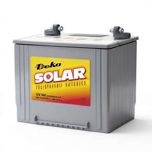 Batterie au gel plomb-acide scellée 12V 74AH pour système solaire, voiturettes de golf et onduleurs par Mk Battery - Product Image 1