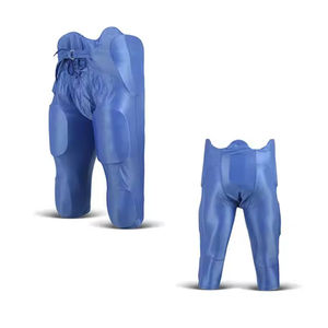 Pantalones de práctica de fútbol de compresión de 7 almohadillas muy demandados, pantalones de fútbol juveniles blancos y negros para hombres, faja con 7 almohadillas - Product Image 1