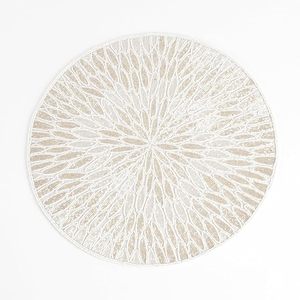 Handmade Glass Beaded Unique Placemat Gold <b>Table</b> <b>Mat</b> for Home Family Gatherings Banquets Wedding & Special Occasion - Product Image 3