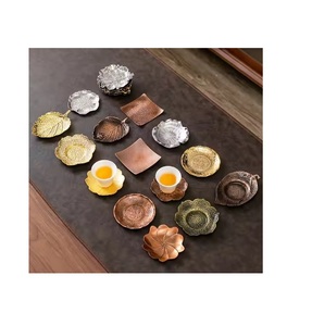 Posavasos de hojalata de Metal al por mayor, taza de café, platillo, té negro, té verde, posavasos para beber - Product Image 4