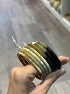 ชุดกำไลข้อมือเขาควายสไตล์สัตว์ขัดเงาเครื่องประดับเขาจริงสร้อยข้อมือเหมาะเป็นของขวัญสำหรับผู้หญิง - Product Image 3