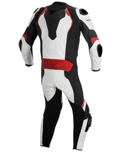 Diseño personalizado y logotipo cómodo cuero genuino chaqueta de moto traje de carreras de bicicleta de motor nuevo diseño de los hombres traje de carreras de motos - Product Image 2