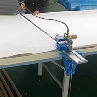 Machine de découpe professionnelle à couteau rond pour tissus, coupe-bords de nappes, stores et rideaux, pour usage commercial