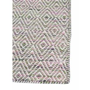 Abrash Adwv-13047 Geometric Pattern Wool & Viscose Flat Weave Pink & Purple <b>Rugs</b> for Home Use - Product Image 4