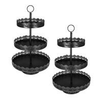 Support de gâteau luxueux en métal plaqué or nouveau Design pièce maîtresse de mariage et décoration de table pour des occasions précieuses