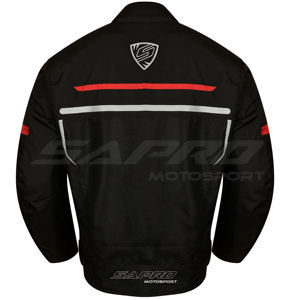 Chaqueta de Motocicleta Impermeable para Hombre Sapro, Estilo Urbano, Malla Balística Mate, Poliéster 600D, Cuello Alto, Cierre de Cremallera Frontal - Product Image 6