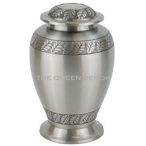 Elegant Handcrafted Metal Cremation Urn Metal Brass Cremation Urn for Human Ashes at wholesale price Domtop Urns - Product Image 3