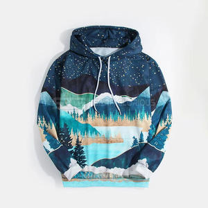 Streetwear de haute qualité Sweats à capuche par sublimation Vêtements d'hiver Sweats à capuche par sublimation Sweat à capuche par sublimation en polyester sur mesure - Product Image 1