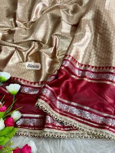 Soie élégante avec Zari tissage Saree femme fabricant de mode et fournisseur de Surat au taux le plus bas - Product Image 3