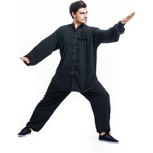 Uniformes de Kung Fu al por Mayor con Logotipo Personalizado, Ligeros, de Secado Rápido, Elásticos, Transpirables, de Color Sólido, OEM ODM - Product Image 1