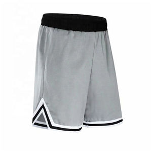 Shorts de basket-ball pour hommes en maille respirante et à séchage rapide, avec cordon de serrage, vente en gros directe d'usine 2025-26 - Product Image 2