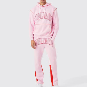 Survêtement personnalisé pour homme, vêtements de sport en molleton technique, tendance hip-hop, survêtement avec pantalon à capuche, coton d'hiver, vêtements de sport décontractés pour homme - Product Image 1