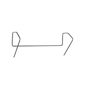 Supporto in Metallo per Sacche Portaoggetti Nero 65x170x45mm HxLxA Spessore Parete fino a 50mm 10 Pezzi/Confezione MA2100 - Product Image 1
