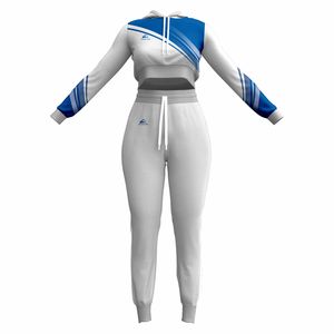 Ropa deportiva estampada de talla grande ecológica personalizable, chándales cortos modernos y cómodos para el invierno - Product Image 1