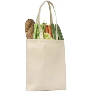 कस्टम सस्ते पर्यावरण प्राकृतिक लोगो मुद्रित कपड़ा बैग कपास