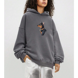 Sweat à capuche vintage de haute qualité, double couche, capuche plus grande, impression numérique sur écran, polaire, sweat à capuche pour homme - Product Image 3