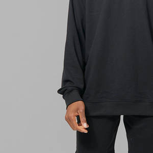 Sweat-shirt surdimensionné léger vierge avec logo personnalisé au prix de gros T-shirts surdimensionnés en coton mélangé de haute qualité pour hommes - Product Image 5