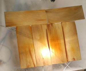 แผ่นเปล่ารูปเขาควายสำหรับกรอบแว่นตาและด้ามจับมีดแผ่นเกล็ดแตรวัวธรรมชาติ - Product Image 2