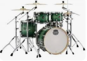 Descuento para Exportación EXX Kit de Batería de Rock DIY de 22'' Plateado con Taburete Gratis OEM Garantía de 10 Años - Product Image 2