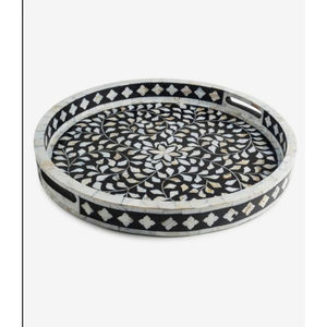 Plateau de service décoratif en nacre plateau de présentation de nourriture de style élégant vintage plateaux résistants à la chaleur à un prix raisonnable - Product Image 1