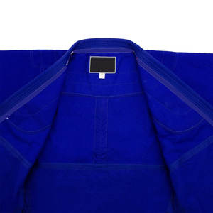 เครื่องแบบยูโดคาราเต้100% เครื่องแบบผ้าฝ้าย jujitsu ชุดสีขาวฟ้าคู่ทอ BJJ judo GI กิโมโนผ้าฝ้ายยูโดยูโด - Product Image 5