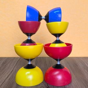 Diábolo Chino, Yo-yo Tradicional de Bambú Doble, <span class=keywords><strong>con</strong></span> Cuerda y Palos para Principiantes, Trucos de Circo - Product Image 4