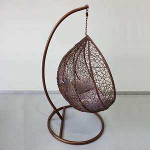 Popular design Rattan wicker <b>swing</b> <b>egg</b> <b>chair</b> hanging playroom furniture <b>garden</b> decoration - Product Image 2