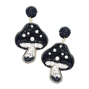 Premium Quality Lightweight Embroidery Drop Earrings for Women and <b>Girls</b> Casual-Formal Wear With Unique Juice <b>Glass</b> Design - Product Image 6