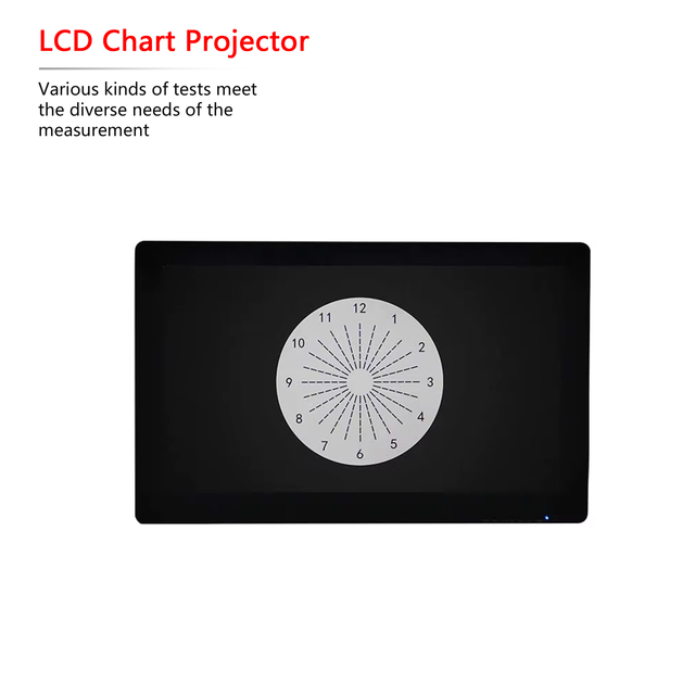 High Quality New Arrivals Optical Instrument Auto LCD Vision Chart 23 Inch LED Backlit Screen 1920x1080 Resolution 250cd/m