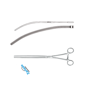 คีมหนีบสแตนเลสสำหรับสแกนลำไส้แบบโค้ง33ซม./13 "ผู้ผลิตเครื่องมือผ่าตัด - Product Image 4