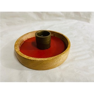 เชิงเทียนไม้อะคาเซียเสาไม้สำหรับวางเทียนดีไซน์เป็นเอกลักษณ์ทำจากไม้ตรงจากโรงงาน - Product Image 6