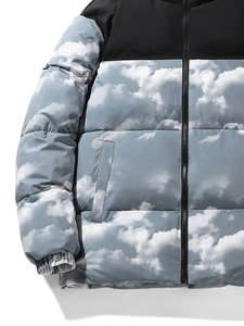 Chaqueta acolchada de burbujas con revestimiento suelto formal de invierno unisex con cierre de cremallera impermeable a prueba de viento Servicio OEM - Product Image 2