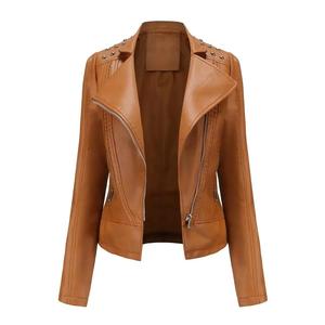 Chaqueta de Cuero Genuino para Mujer, Diseño y Color Personalizables, Chaquetas de Cuero para Mujer Adulta 2026, Nueva Llegada - Product Image 4
