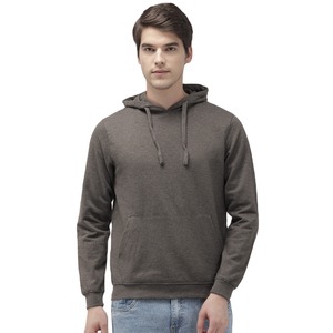 Oversized Winter Men's Hooded Sweater Plain Dyed Personalized Custom Logo <b>Trendy</b> Sports Pullover Top Casual <b>Hoodies</b> - Product Image 1