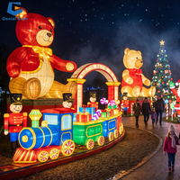 Schlüsselfertiges Weihnachtsbeleuchtungsprojekt: Verzauberte Pilzlaternen-Erlebniswelt für Themenparks und Lichtfeste – Globale Installation