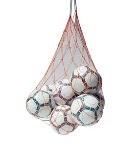 Лучшее качество, Вместимость 10 и 20 мячей, полиэфирная сетка и ткань, Футбольная волейбольная баскетбольная сумка для переноски