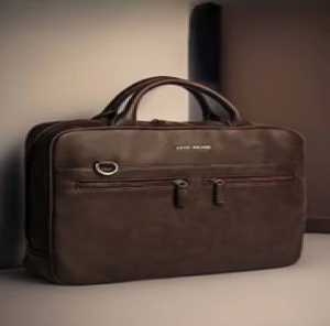 Porte-documents professionnel en cuir marron foncé, sac pour ordinateur portable au design minimaliste pour hommes, sac à main d'affaires à prix de gros - Product Image 1