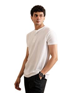 เสื้อยืดผู้ชายสั่งทำขายส่ง ผ้าฝ้าย 100% คอเต่า แขนสั้น ทรงปกติ ถัก พิมพ์ลายดิจิทัล เป็นมิตรกับสิ่งแวดล้อม - Product Image 1