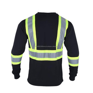 Wholesale Customizable Hi Vis Long Sleeve T-<b>Shirts</b> Safety Reflective Clothing Logo Water-Proof Feature Online Sale for Players - Product Image 3