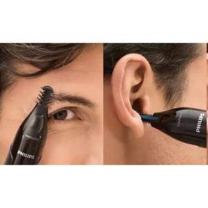 Afeitadora Eléctrica para Hombre, para Uso en Seco y Húmedo, con Triple Cuchilla, Recortadora de Vello Nasal, Impermeable IPX7, Afeitadora Facial Rotatoria de Doble Cuchilla, Lavable - Product Image 1