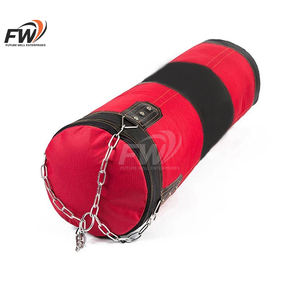 Saco de Boxeo Personalizado al por Mayor de Cuero Genuino de Vaca, Resistente a Desgarros, con Forma de Hongo, de Alta Resistencia, con Relleno de Arena y Rotación de 360 Grados - Product Image 1