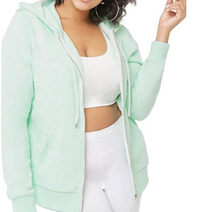 Nouveauté, sweat à capuche d'hiver pour femme de qualité supérieure, doublé, avec logo personnalisé, imperméable, polaire, séchage rapide, respirant - Product Image 1