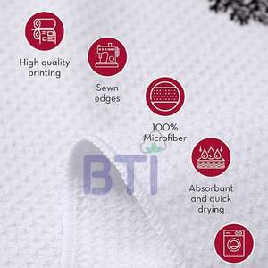 Suministro Directo de Fábrica BTI, Paños de Cocina 100% Algodón, Impresión Digital, Hipoalergénicos y de Secado Rápido, con Logotipos y Diseños Personalizados - Product Image 6