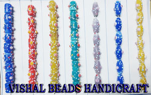 Mode fantaisie cristal chalumeau et perles de verre multicolore belles perles fantaisie mélanger différentes tailles formes pour la fabrication de bijoux - Product Image 1