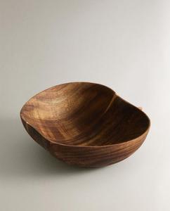 <b>Mango</b> <b>Wood</b> Decorative Round Carved <b>Bowl</b> for Decoration Centrepiece <b>Bowl</b> for Table (10" X 10" X 2.5") - Product Image 4
