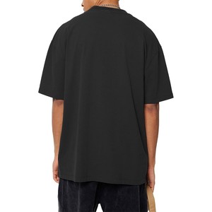เสื้อยืดคอตตอนทรงโอเวอร์ไซส์ ระบายอากาศได้ดี เป็นมิตรกับสิ่งแวดล้อม พิมพ์โลโก้ตามสั่ง ไหล่ตกทรงพัฟฟ์  ขนาดพลัสไซส์ สไตล์ลำลองแนวอเมริกัน - Product Image 4
