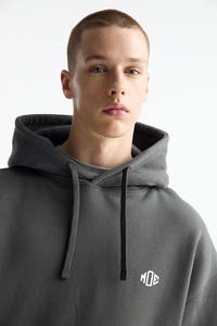 Personalizado al por mayor fabricante de gran tamaño pulóver sudaderas con capucha hombres transpirable 400 500 600GSM peso pesado gota hombro 100% algodón - Product Image 3