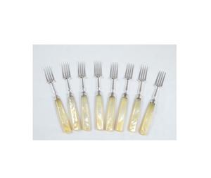 Juego de cubiertos de acero inoxidable de diseñador Premium, mango de madreperla, cubiertos elegantes, vajilla de comedor para el hogar, restaurante, fiesta - Product Image 6