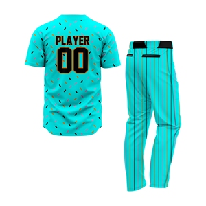 Ensemble d'uniformes de baseball de style professionnel exclusif, logo personnalisé, respirant, séchage rapide, tissu 100% polyester, vêtements de sport durables et luxueux, personnalisables - Product Image 2