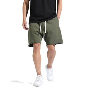 2025 nouveaux hommes Fitness Shorts de sport 100% coton respirant ample pour l'été décontracté pour les loisirs course basket-ball entraînement - Product Image 2